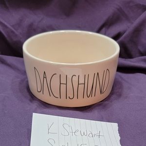 Rae Dunn Dachshund bowl